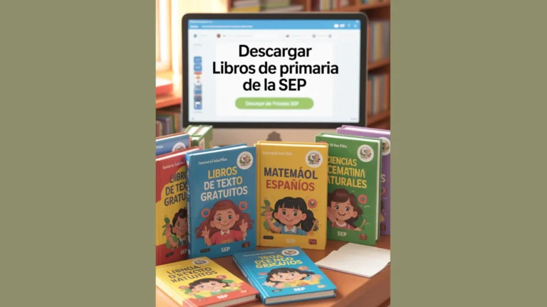 Descargar libros de primaria de la SEP